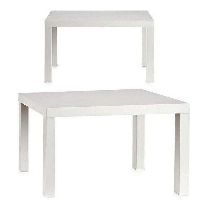 Mesa auxiliar Blanco Madera (50 x 45 x 79 cm) 1 Mesa auxiliar Blanco Madera (50 x 45 x 79 cm) 1