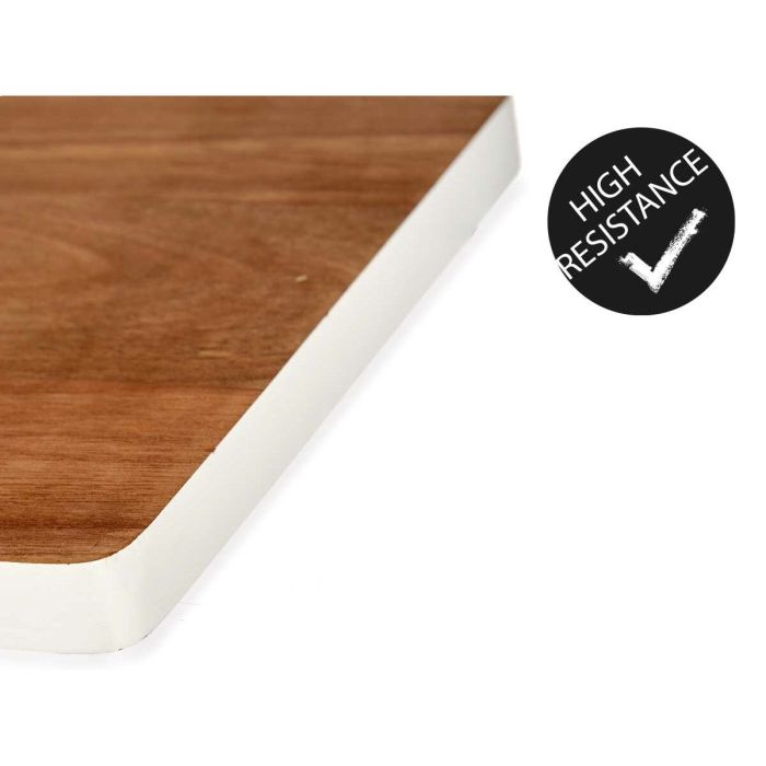 Tabla de cortar Marrón Blanco 17,3 x 1,5 x 44,8 cm Madera de acacia 1 Tabla de cortar Marrón Blanco 17,3 x 1,5 x 44,8 cm Madera de acacia 1