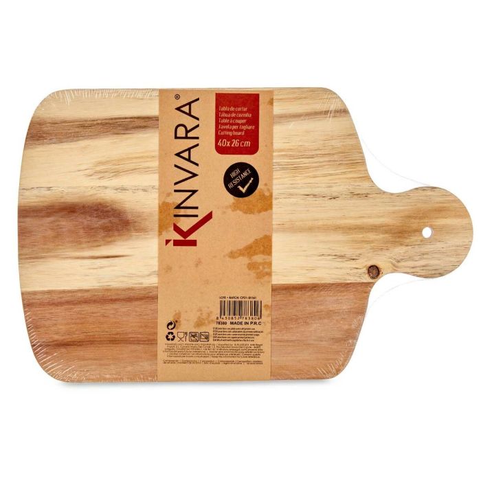 Tabla de cortar Marrón Blanco Madera de acacia (25,7 x 1,5 x 40 cm) 2 Tabla de cortar Marrón Blanco Madera de acacia (25,7 x 1,5 x 40 cm) 2