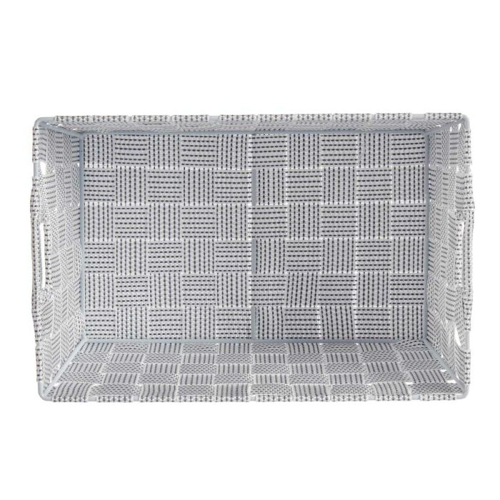 Cesta Tela Trenzada Blanco (20 x 14 x 30 cm) 1 Cesta Tela Trenzada Blanco (20 x 14 x 30 cm) 1