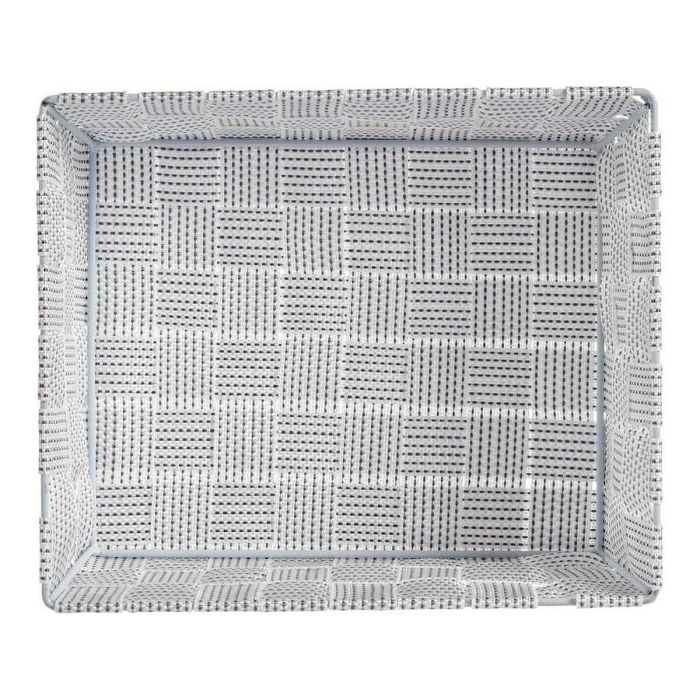 Cesta Tela Trenzada Blanco (20 x 8 x 24 cm) 1 Cesta Tela Trenzada Blanco (20 x 8 x 24 cm) 1