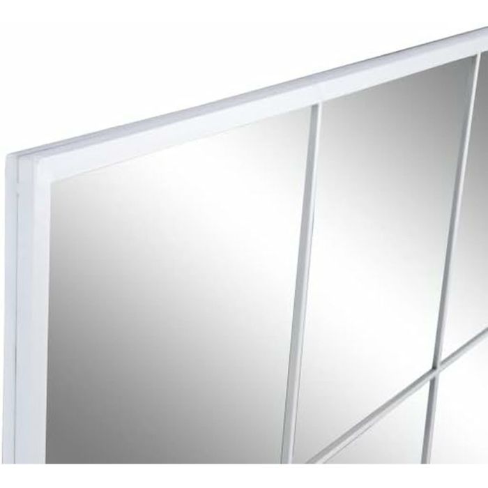 Espejo de pared Blanco Metal Cristal Ventana 90 x 150 x 2 cm 3