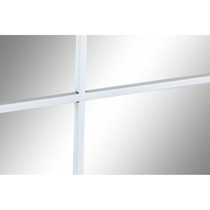 Espejo de pared Blanco Metal Cristal Ventana 90 x 120 x 2 cm 3