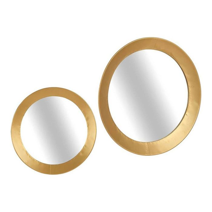 Espejo de pared Cristal Dorado Metal (90 x 8 x 90 cm) 1 Espejo de pared Cristal Dorado Metal (90 x 8 x 90 cm) 1