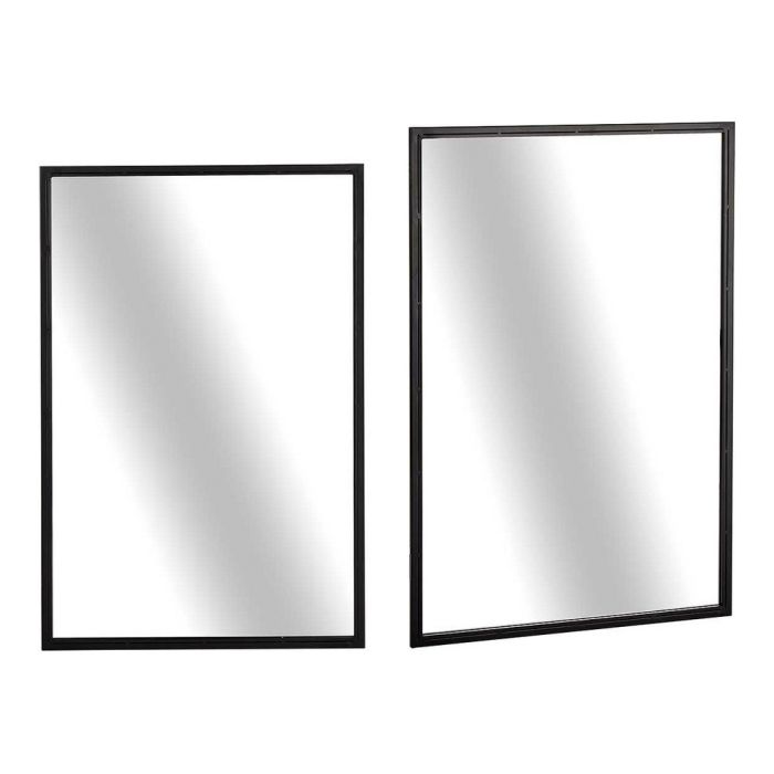 Espejo de pared Cristal Negro Metal (60 x 2 x 90 cm) 1 Espejo de pared Cristal Negro Metal (60 x 2 x 90 cm) 1