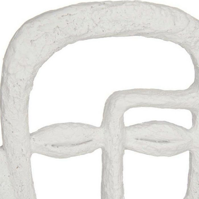 Figura Decorativa Cara Blanco Poliresina (19,5 x 38 x 10,5 cm) 1