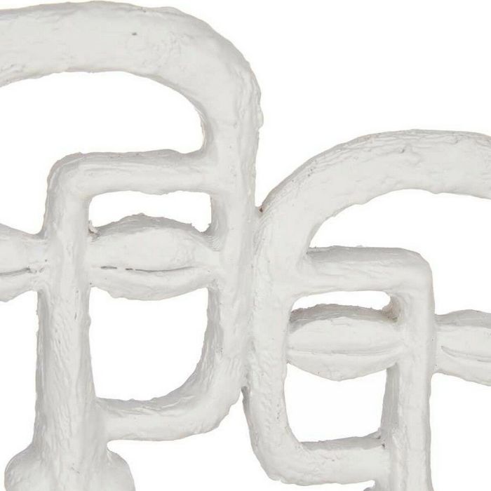 Figura Decorativa Cara Blanco Poliresina (27 x 32,5 x 10,5 cm) 1