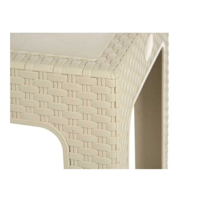 Mesa auxiliar Crema Plástico (47 x 42,5 x 47 cm) 1 Mesa auxiliar Crema Plástico (47 x 42,5 x 47 cm) 1