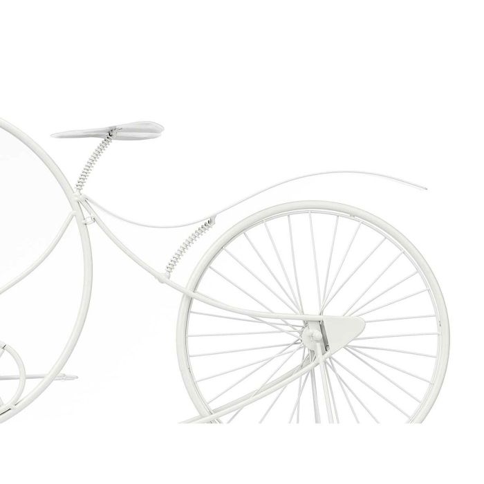 Reloj de Mesa Bicicleta Blanco Metal 95 x 50 x 12 cm 1