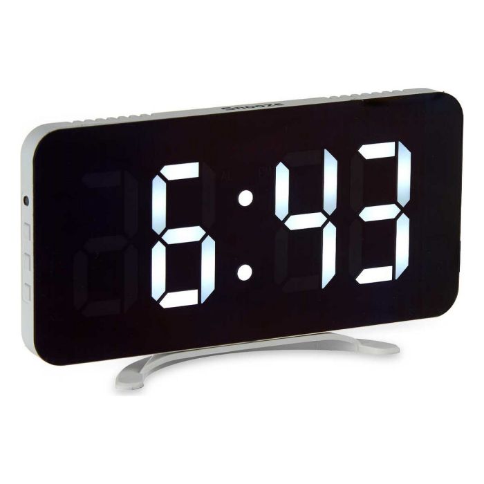 Reloj Espejo Blanco Giftdecor 15X7CM (12 Unidades) Reloj Espejo Blanco Giftdecor 15X7CM (12 Unidades)