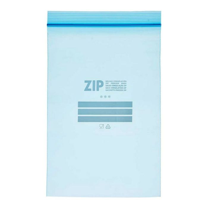 Bolsa para congelador Azul Zip (20 uds)