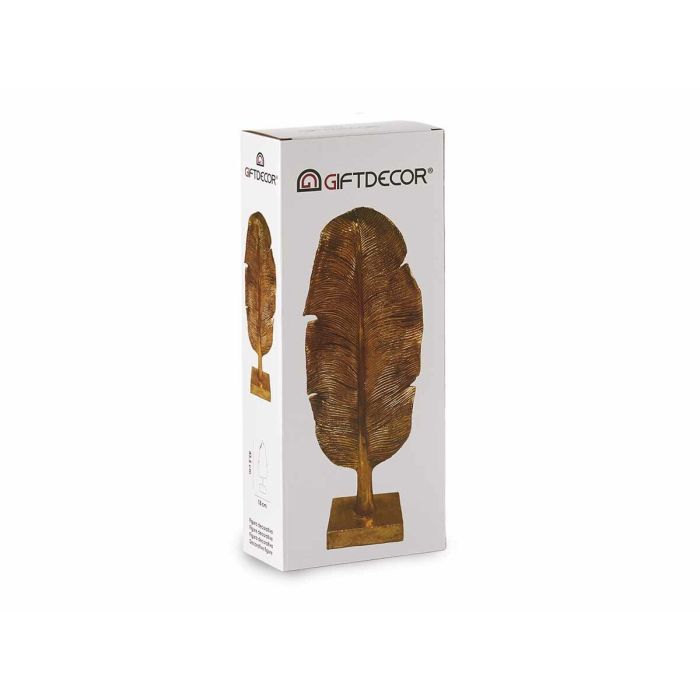 Figura Decorativa 8 x 43,5 x 17 cm Dorado Resina 1 Figura Decorativa 8 x 43,5 x 17 cm Dorado Resina 1