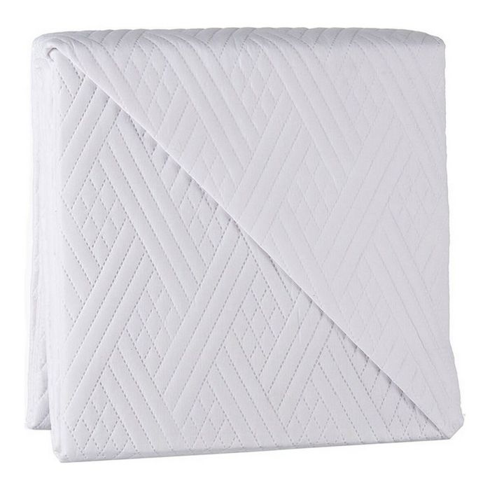 Colcha Cama Reversible 180X260 Blanco Giftdecor (6 Unidades) Colcha Cama Reversible 180X260 Blanco Giftdecor (6 Unidades)