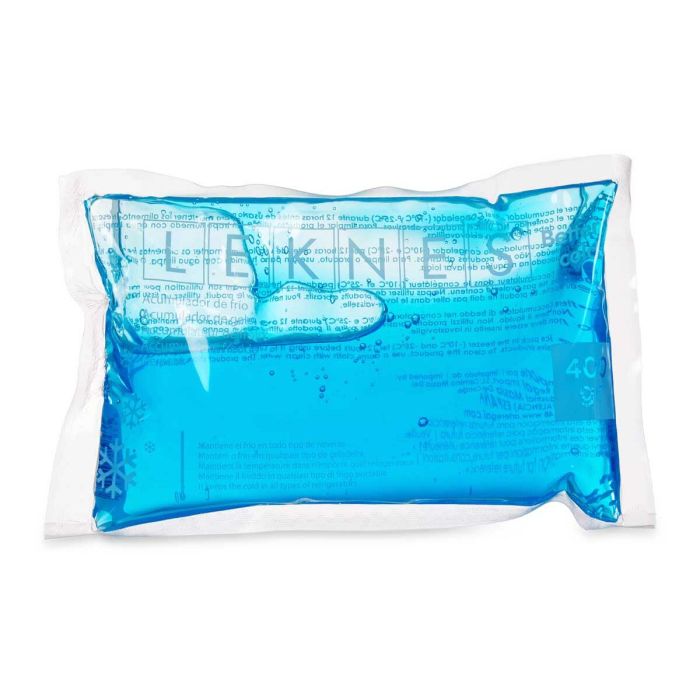Acumulador de Frío Azul Plástico 400 ml 400 g 14,5 x 3 x 22,5 cm