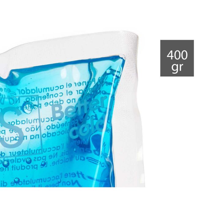 Acumulador de Frío Azul Plástico 400 ml 400 g 14,5 x 3 x 22,5 cm 1