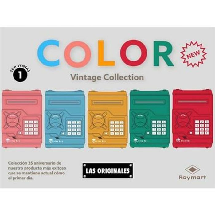 Hucha Roymart Color Vintage Caja fuerte 18 x 13 x 12 cm 1