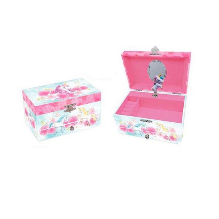 Roymart Joyero musical pequeño col.roses unicorn Roymart Joyero musical pequeño col.roses unicorn