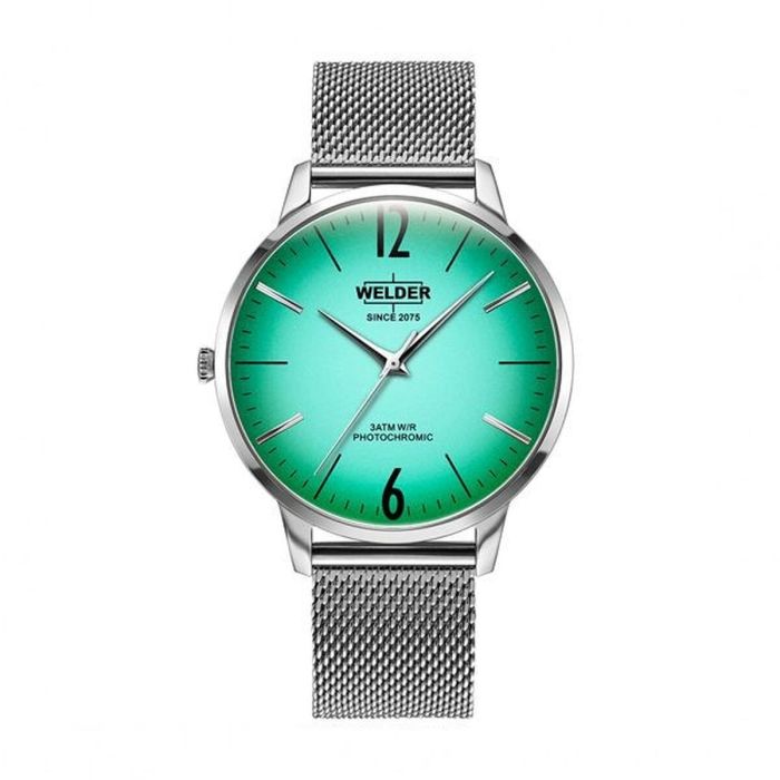 Reloj Hombre Welder WRS406 Verde Plateado