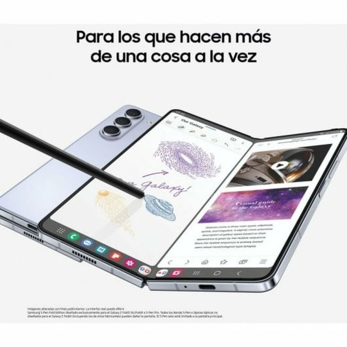 Smartphone Samsung Galaxy Z Fold5 Negro 256 GB Octa Core 12 GB RAM 7,6" 3
