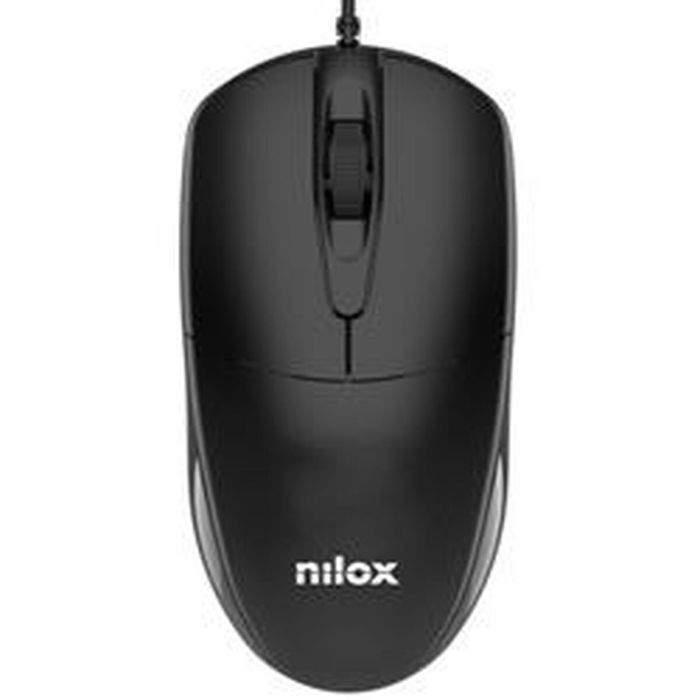 Ratón Nilox MOUSB1011 Negro