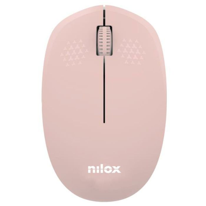 Ratón Inalámbrico Óptico Nilox Rosa