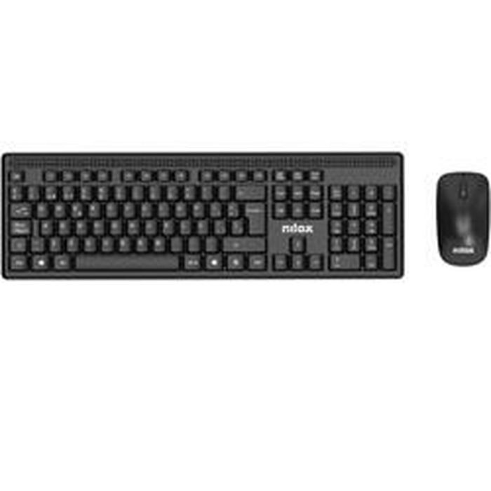 Nilox Combo Teclado + Ratón Inalámbrico Negro