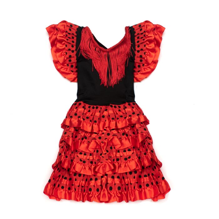 Vestido Flamenco VS-NROJO-LN1 1 Año