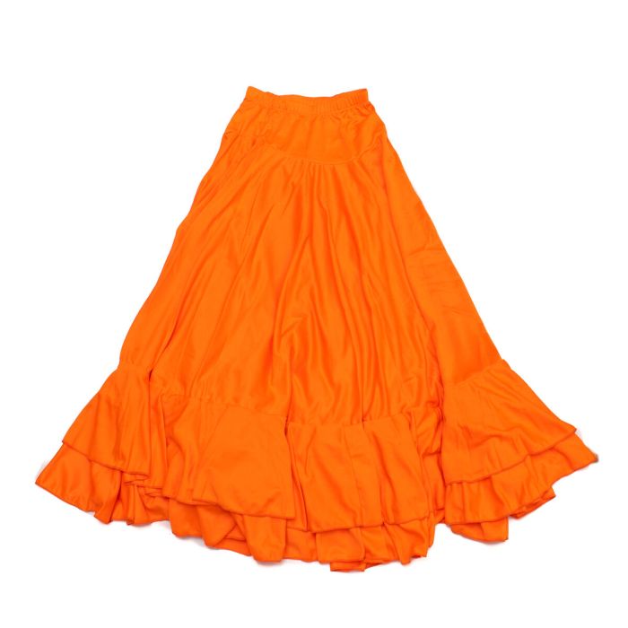 Falda de Flamenco para Mujer 8FQ03M Naranja
