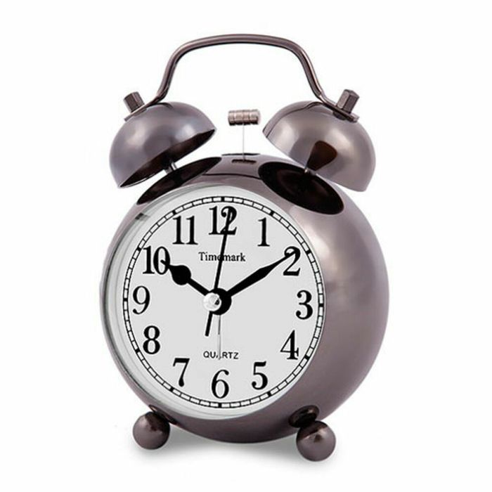Reloj Despertador Timemark Gris (9 x 13,5 x 5,5 cm)