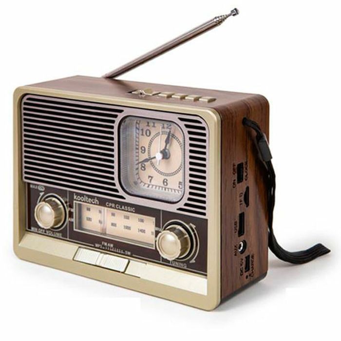 Radio Portátil Bluetooth Kooltech Vintage
