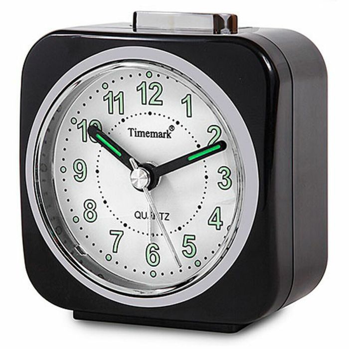 Reloj de Mesa Timemark Despertador Negro (9 x 8 x 5 cm)
