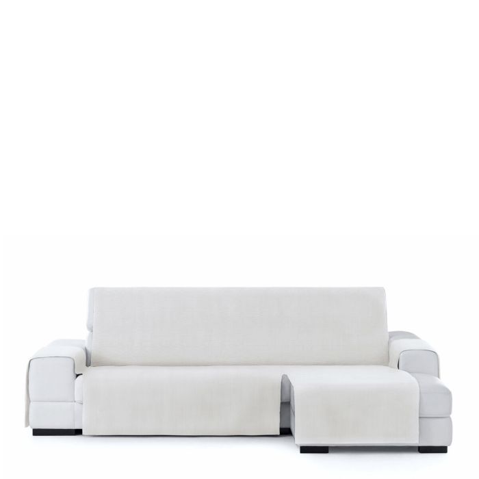 Funda para chaise longue de brazo corto derecho Eysa LEVANTE Blanco 100 x 110 x 240 cm