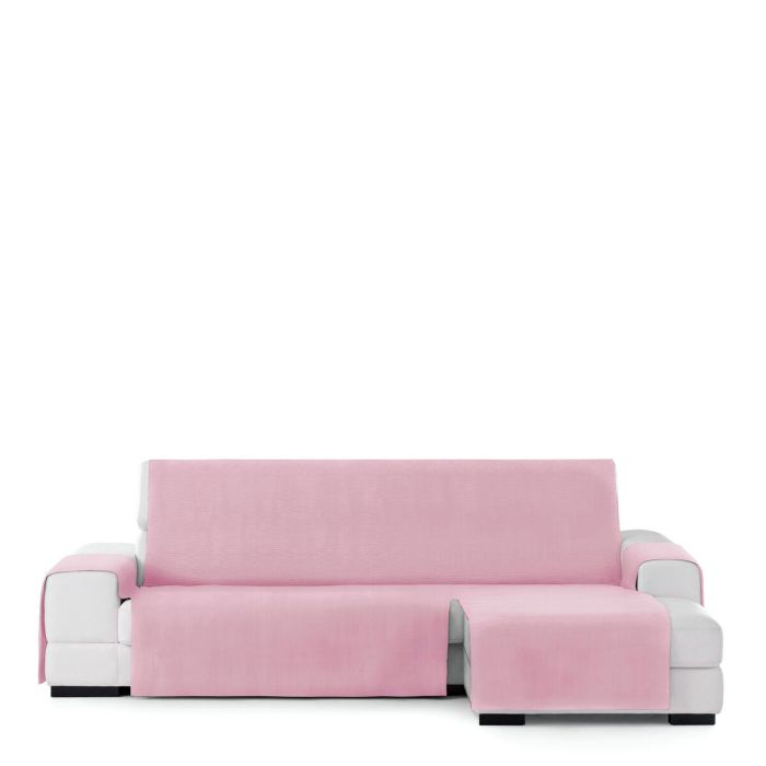 Funda para chaise longue de brazo corto derecho Eysa LEVANTE Rosa 100 x 110 x 240 cm