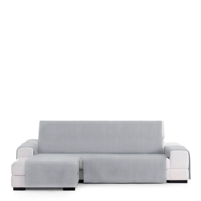 Funda para chaise longue de brazo corto izquierdo Eysa LEVANTE Gris 100 x 110 x 240 cm