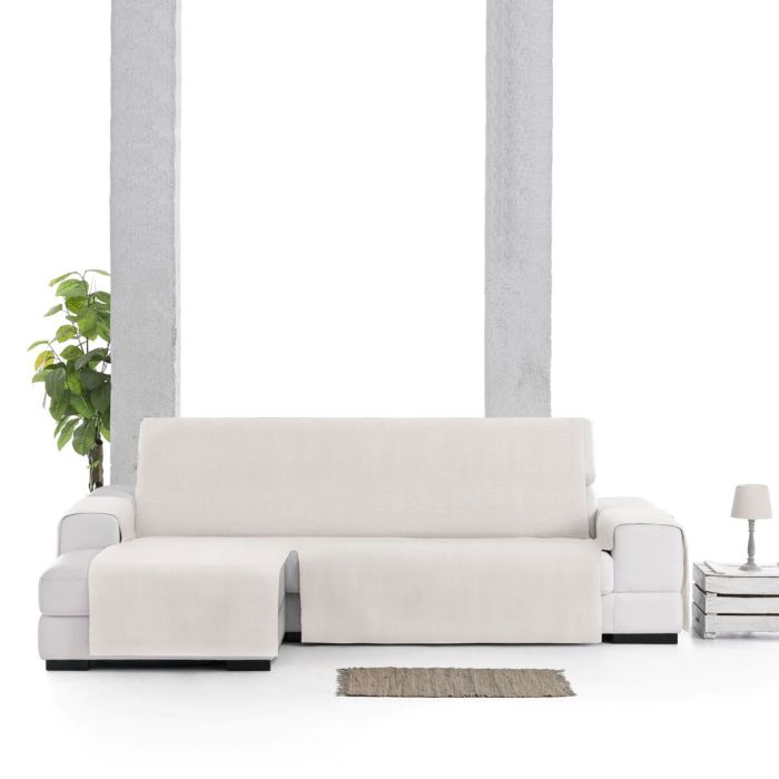 Funda para chaise longue de brazo corto izquierdo Eysa LEVANTE Blanco 100 x 110 x 290 cm 4