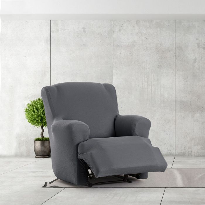 Funda para sillón Eysa BRONX Gris oscuro 80 x 100 x 90 cm 3