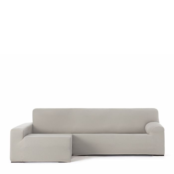 Funda para chaise longue de brazo largo izquierdo Eysa BRONX Beige Lino 170 x 110 x 310 cm