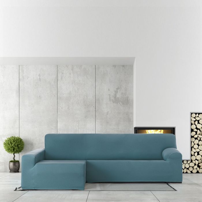 Funda para chaise longue de brazo largo izquierdo Eysa BRONX Verde Esmeralda 170 x 110 x 310 cm 5