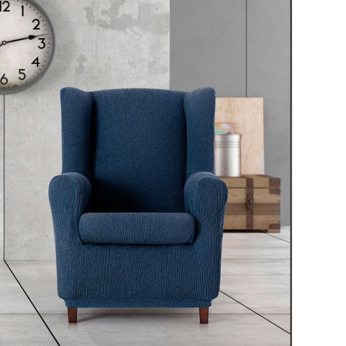 Funda para sillón Eysa TROYA Azul 80 x 100 x 90 cm 5