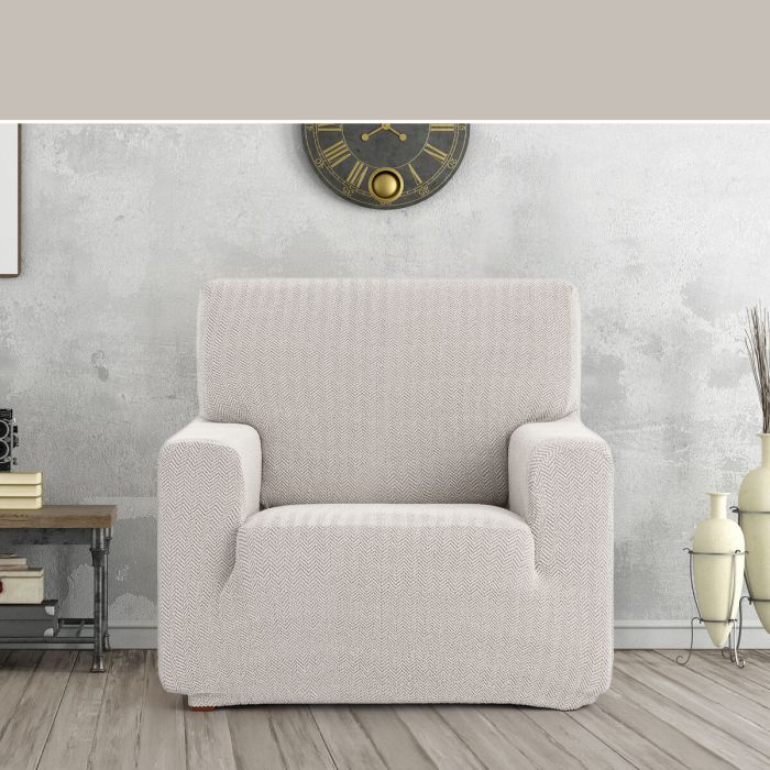 Funda para sillón Eysa PREMIUM JAZ Blanco 70 x 120 x 130 cm 5