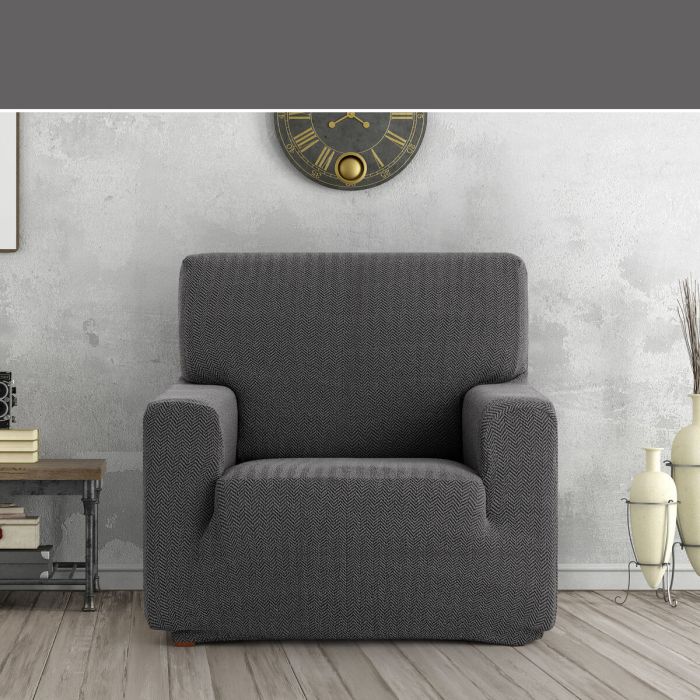 Funda para sillón Eysa PREMIUM JAZ Gris oscuro 70 x 120 x 130 cm 5