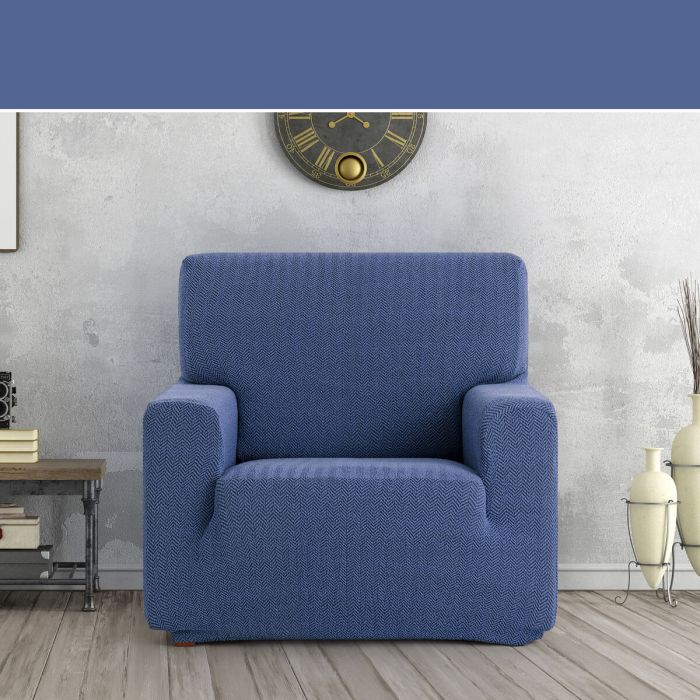 Funda para sillón Eysa PREMIUM JAZ Azul 70 x 120 x 130 cm 5
