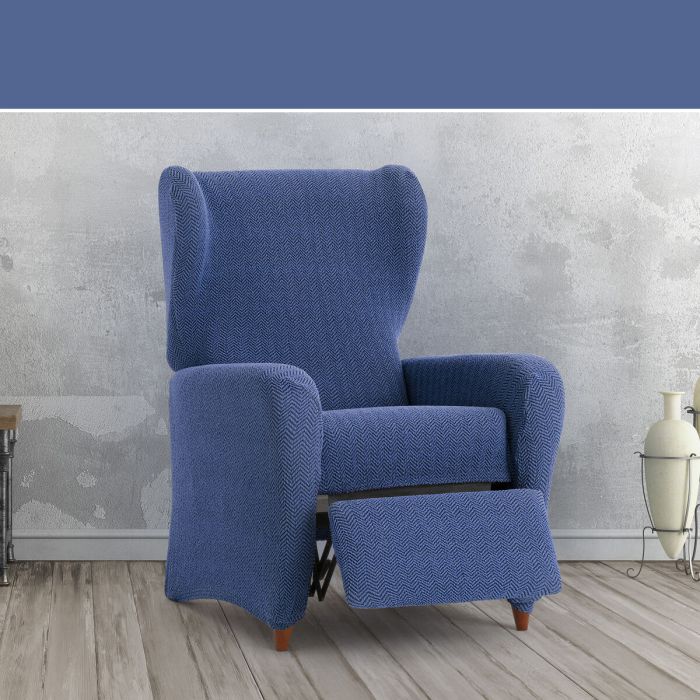 Funda para sillón Eysa RELAX JAZ PREMIUM Azul 90 x 120 x 85 cm 5
