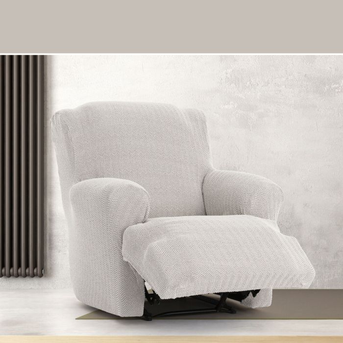Funda para sillón Eysa PREMIUM JAZ Blanco 80 x 120 x 110 cm 5