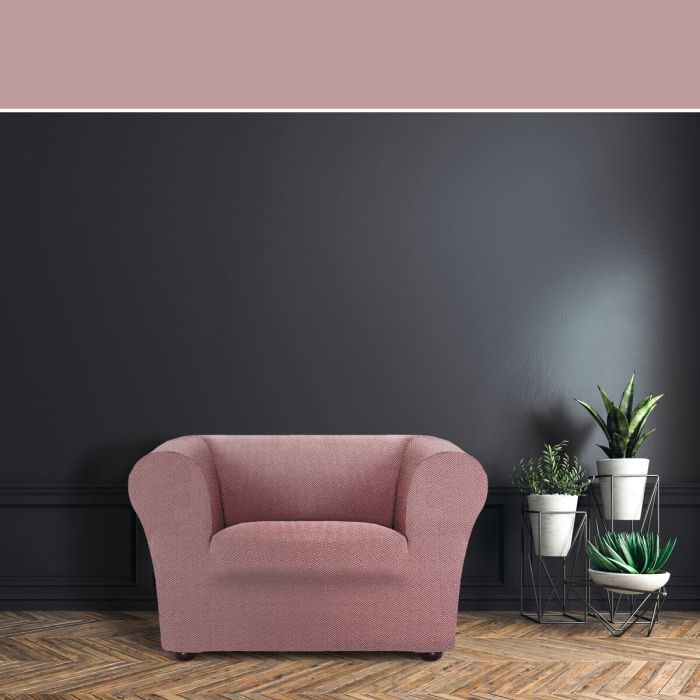 Funda para sillón Eysa PREMIUM JAZ Rosa 110 x 100 x 130 cm 2