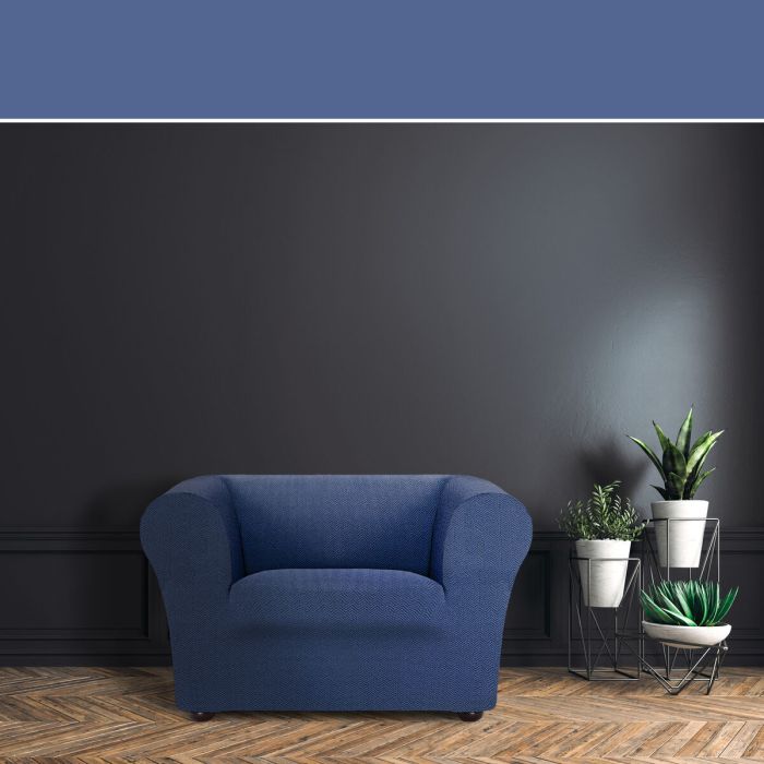 Funda para sillón Eysa PREMIUM JAZ Azul 110 x 100 x 130 cm 4