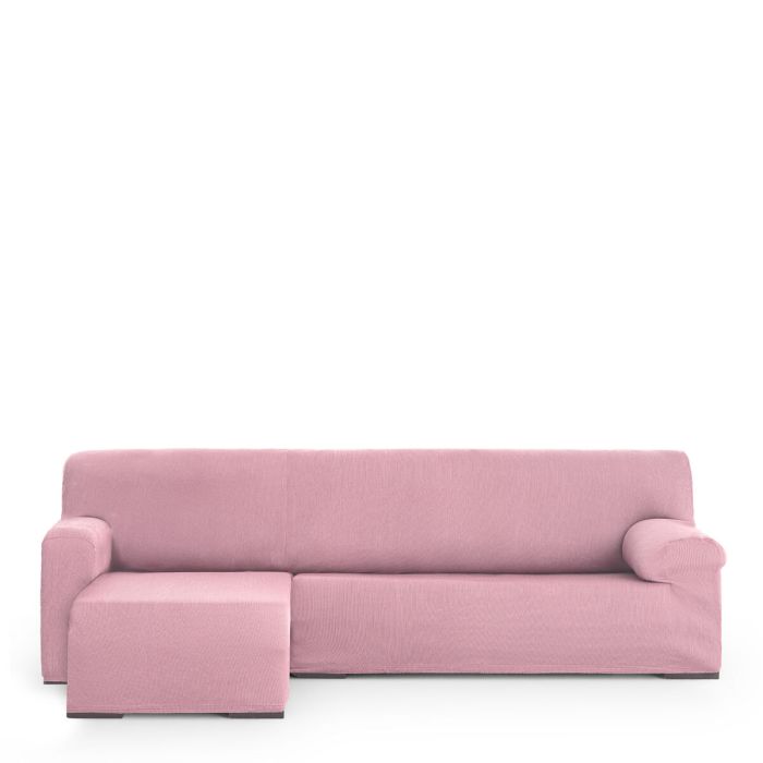 Funda para chaise longue de brazo largo izquierdo Eysa ULISES Rosa Rosa claro 110 x 110 x 310 cm