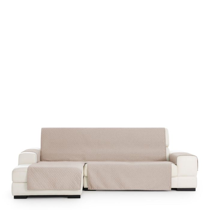 Funda para chaise longue de brazo corto izquierdo Eysa SILVER Beige 100 x 110 x 240 cm