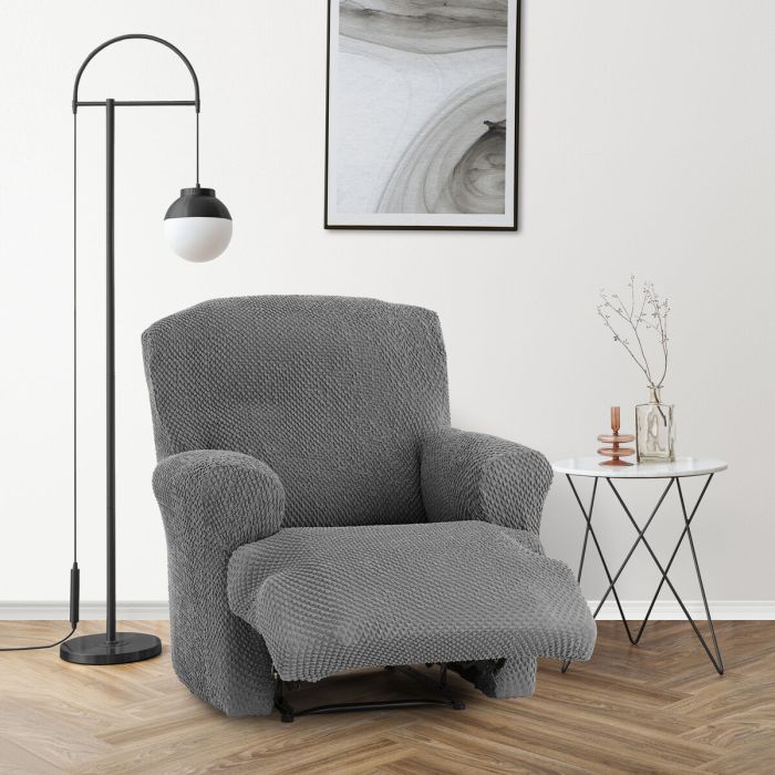 Funda para sillón Eysa THOR Gris oscuro 80 x 100 x 90 cm 5