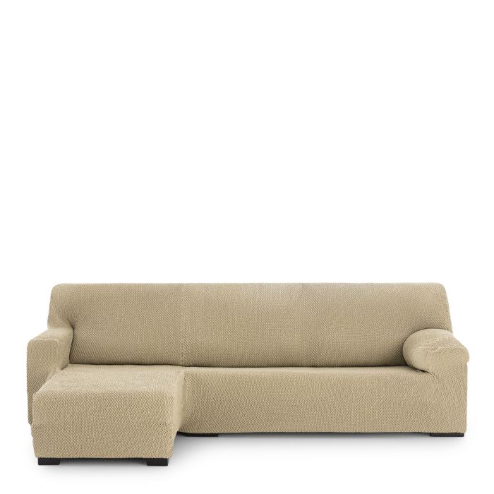 Funda para chaise longue de brazo corto izquierdo Eysa THOR Beige 110 x 110 x 310 cm